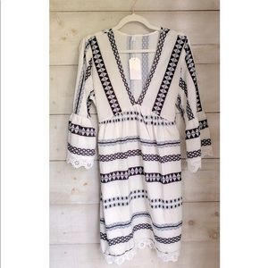 Flirty graphic Boho dress